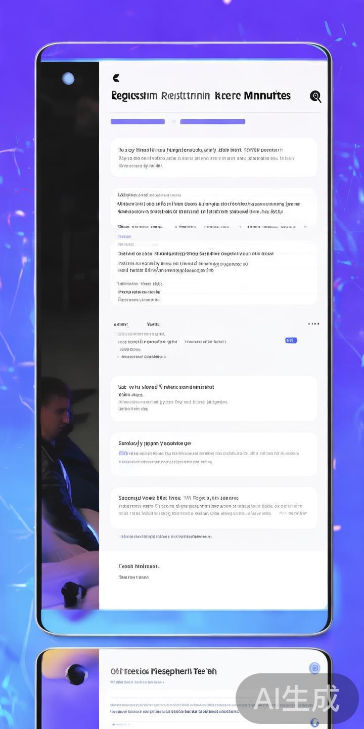 操作简便，快速响应：从进入注册界面到完成注册流程，