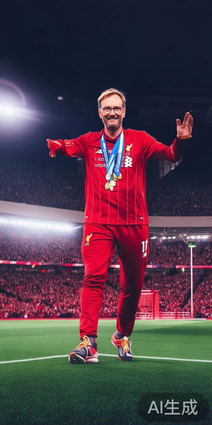 作为利物浦俱乐部的主教练，克洛普在过去几年中带领球