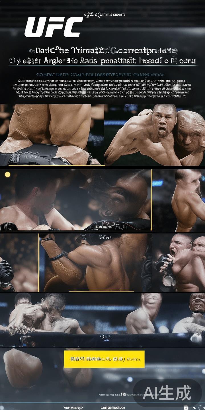 在当今格斗体育迷心中，UFC终极格斗赛一直是最受瞩